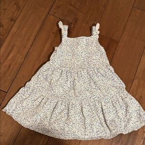 Carter's Floral Kids Dress - Cream and Blue